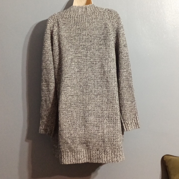 Pink clover women's gray with green blends cardigan size large - Picture 10 of 17